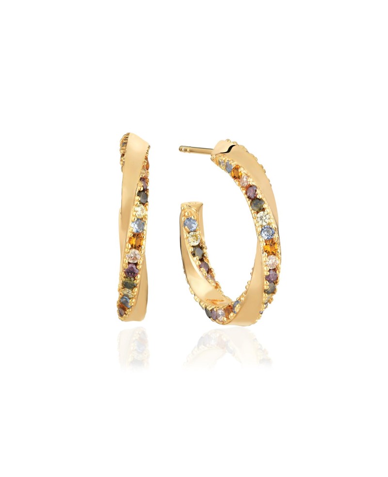 Ferrara Earrings SJ-E12111-ACZ-SG