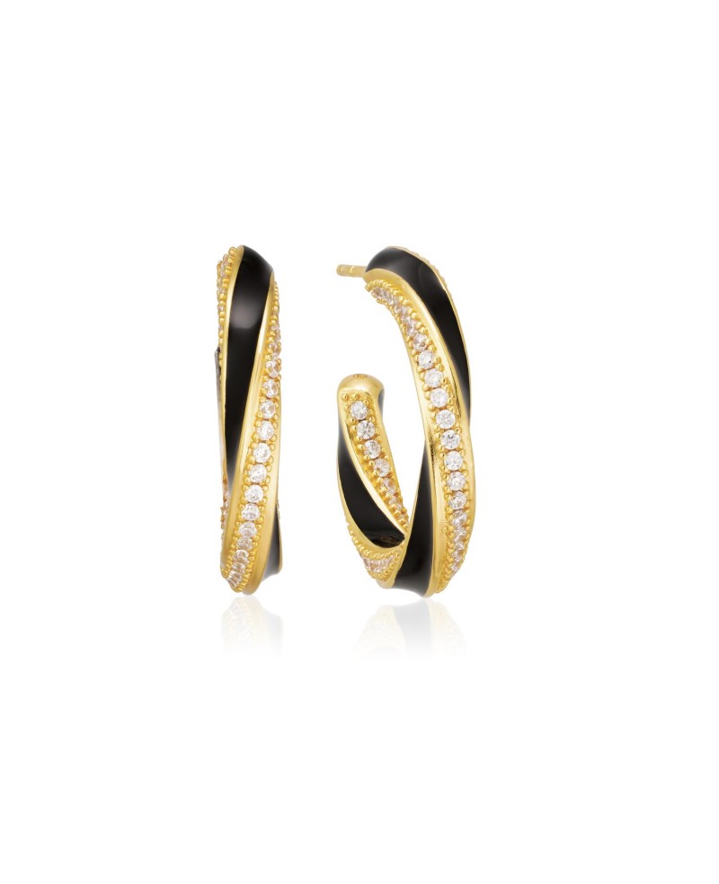 Ferrara Earrings SJ-E12111-BECZ-SG