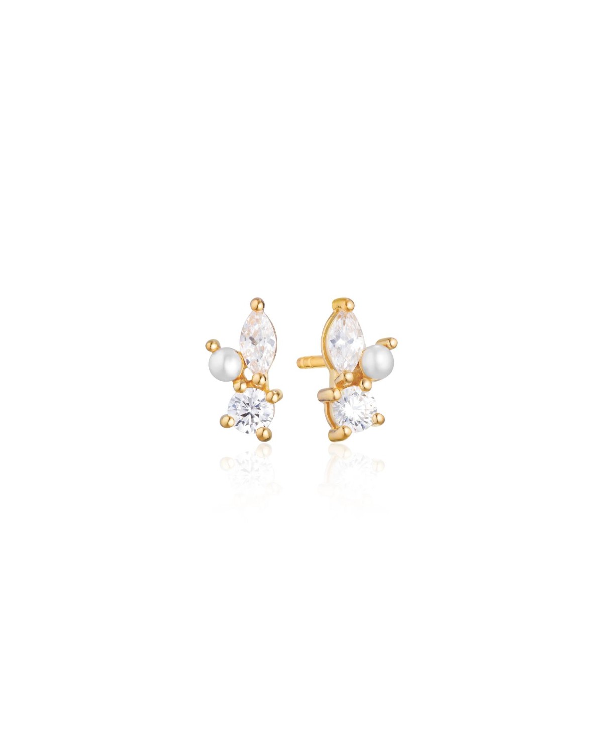 Adria Earrings SJ-E12224-PCZ-YG