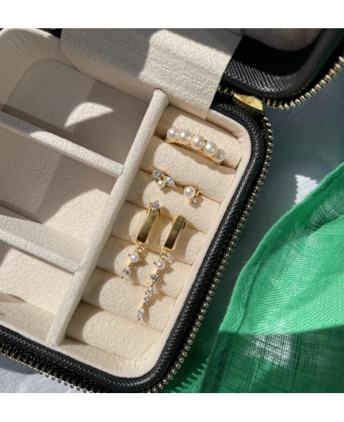 Adria Earrings SJ-E12224-PCZ-YG