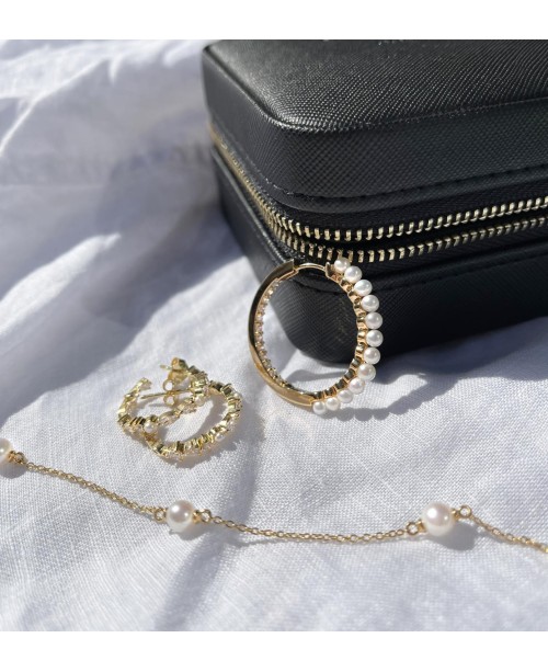 Adria Earrings SJ-E12234-PCZ-YG