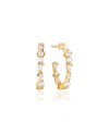 Adria Earrings SJ-E12235-PCZ-YG