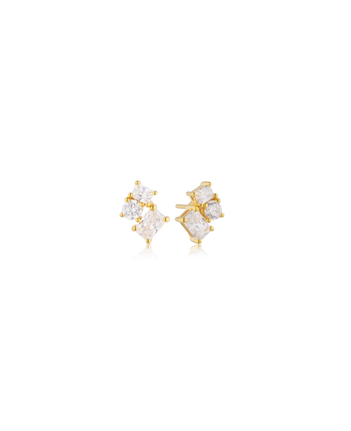 Ivrea Earrings SJ-E12306-CZ-YG