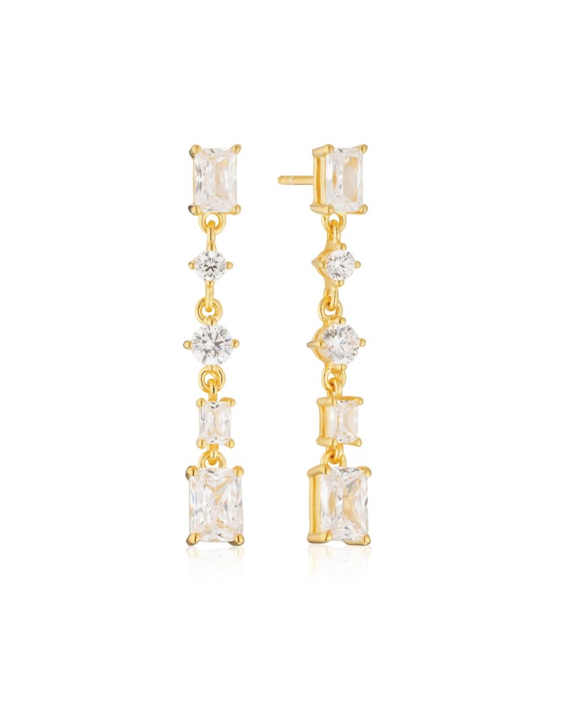 Ivrea Earrings SJ-E12320-CZ-YG