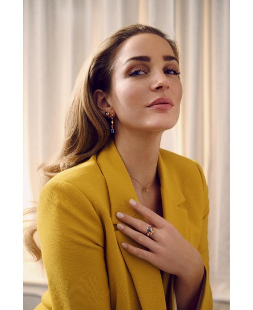 Ivrea Earrings SJ-E12320-XCZ-YG