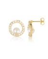 Ponza Earrings SJ-E12348-PCZ-YG
