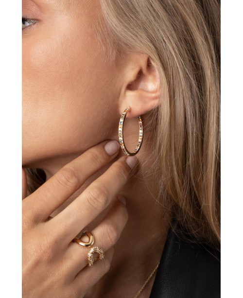 Bovalino Earrings SJ-E1790-ACZ-YG
