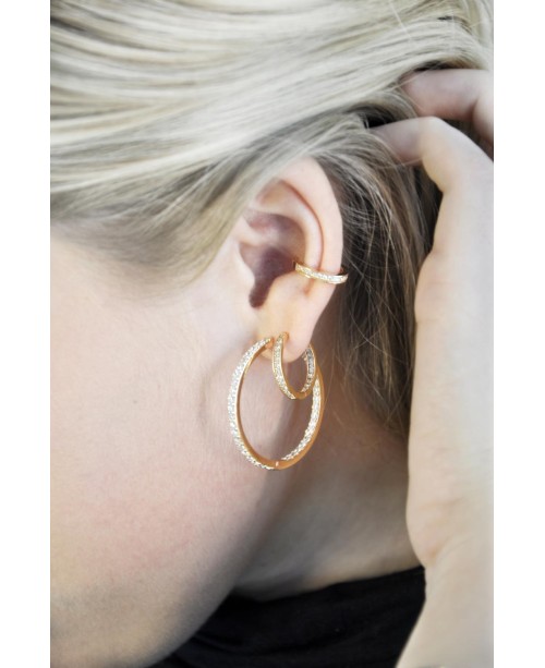 Bovalino Earrings SJ-E1790-CZ(YG)