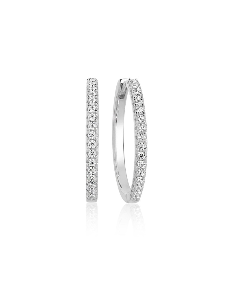 Ellera Earrings SJ-E22030-CZ-SS