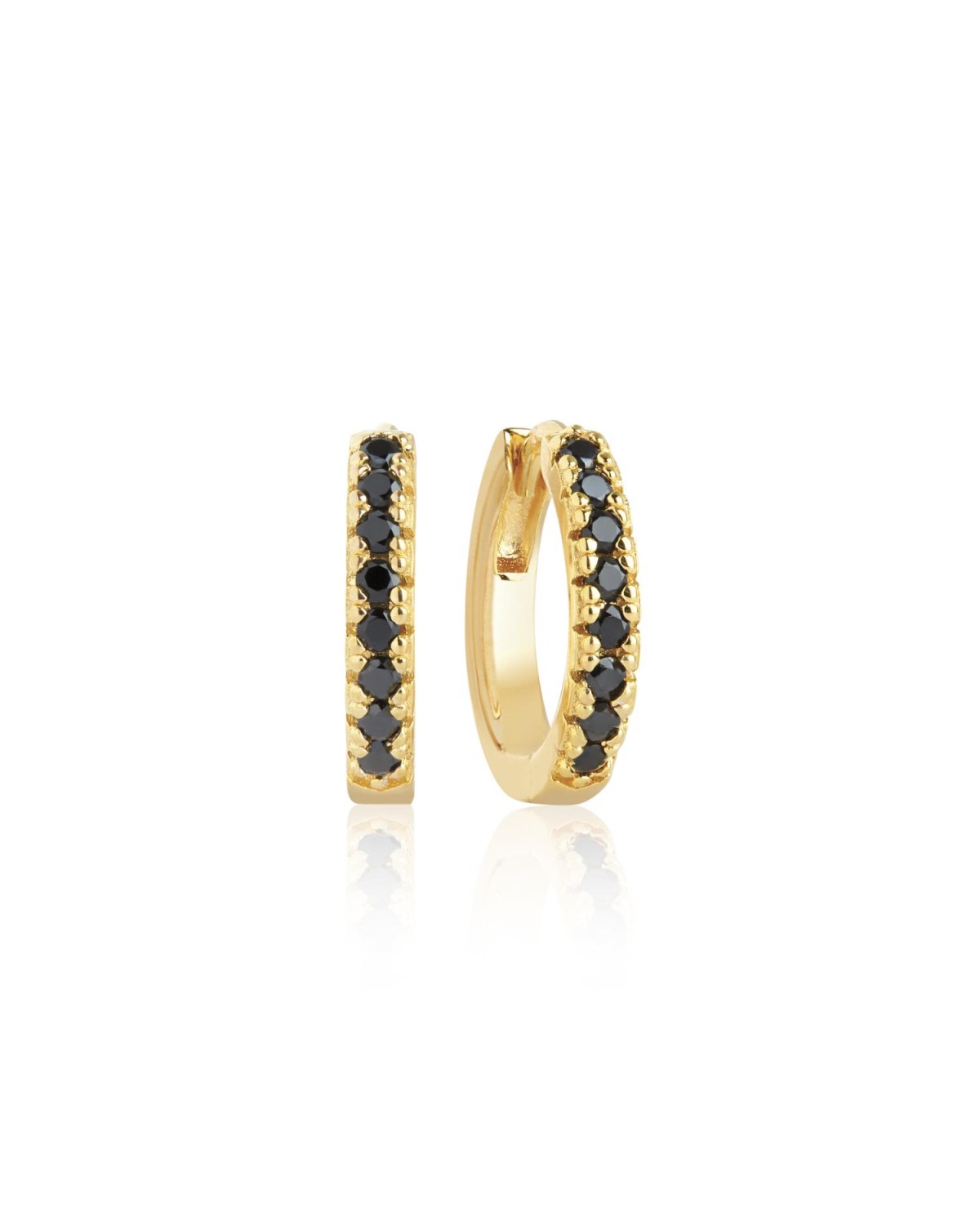 Ellera Auskarai SJ-E2859-BK-YG