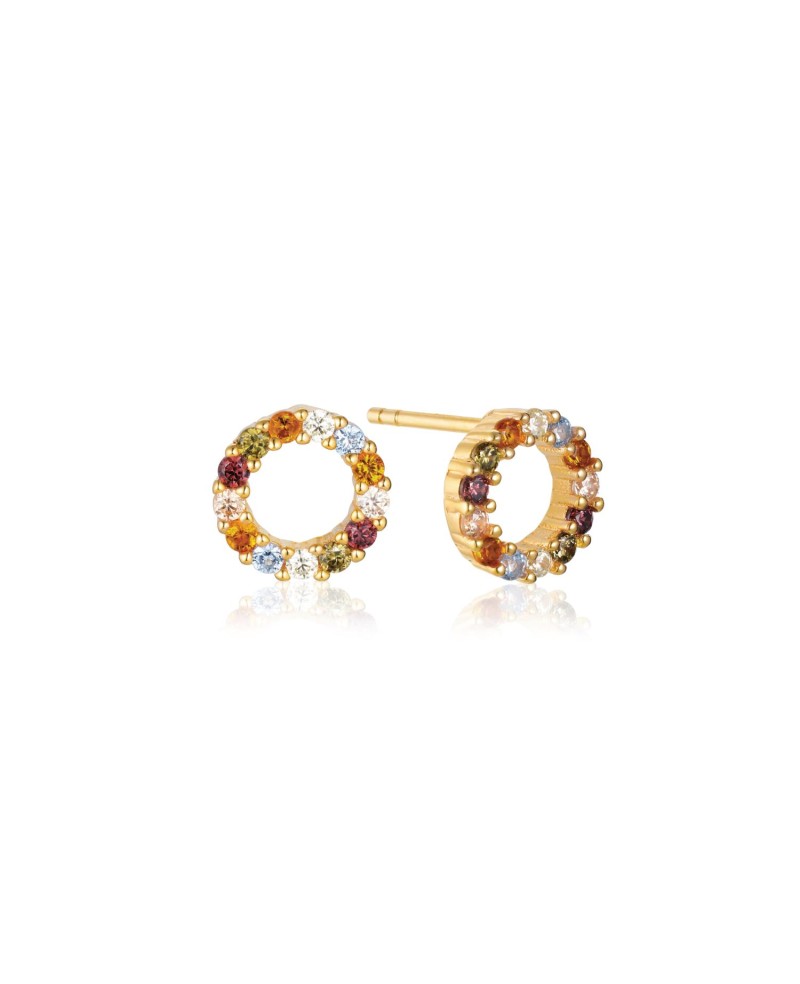 Biella Earrings SJ-E337-ACZ-YG