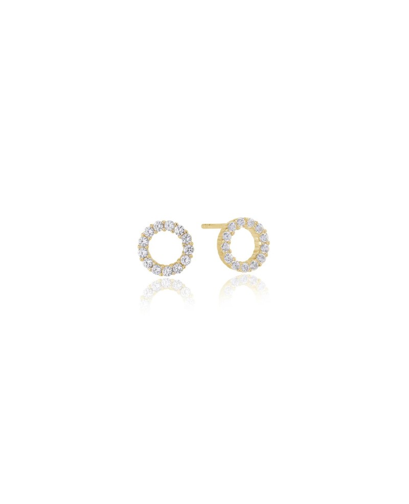 Biella Earrings SJ-E337-CZ(YG)