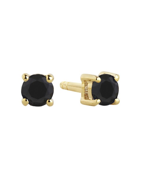 Princess Earrings SJ-E3MMRD-BK-YG