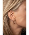 Princess Earrings SJ-E3MMRD-CZ-YG