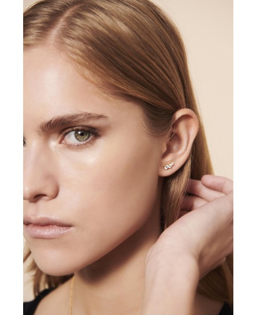 Belluno Earrings SJ-E42107-CZ-SG