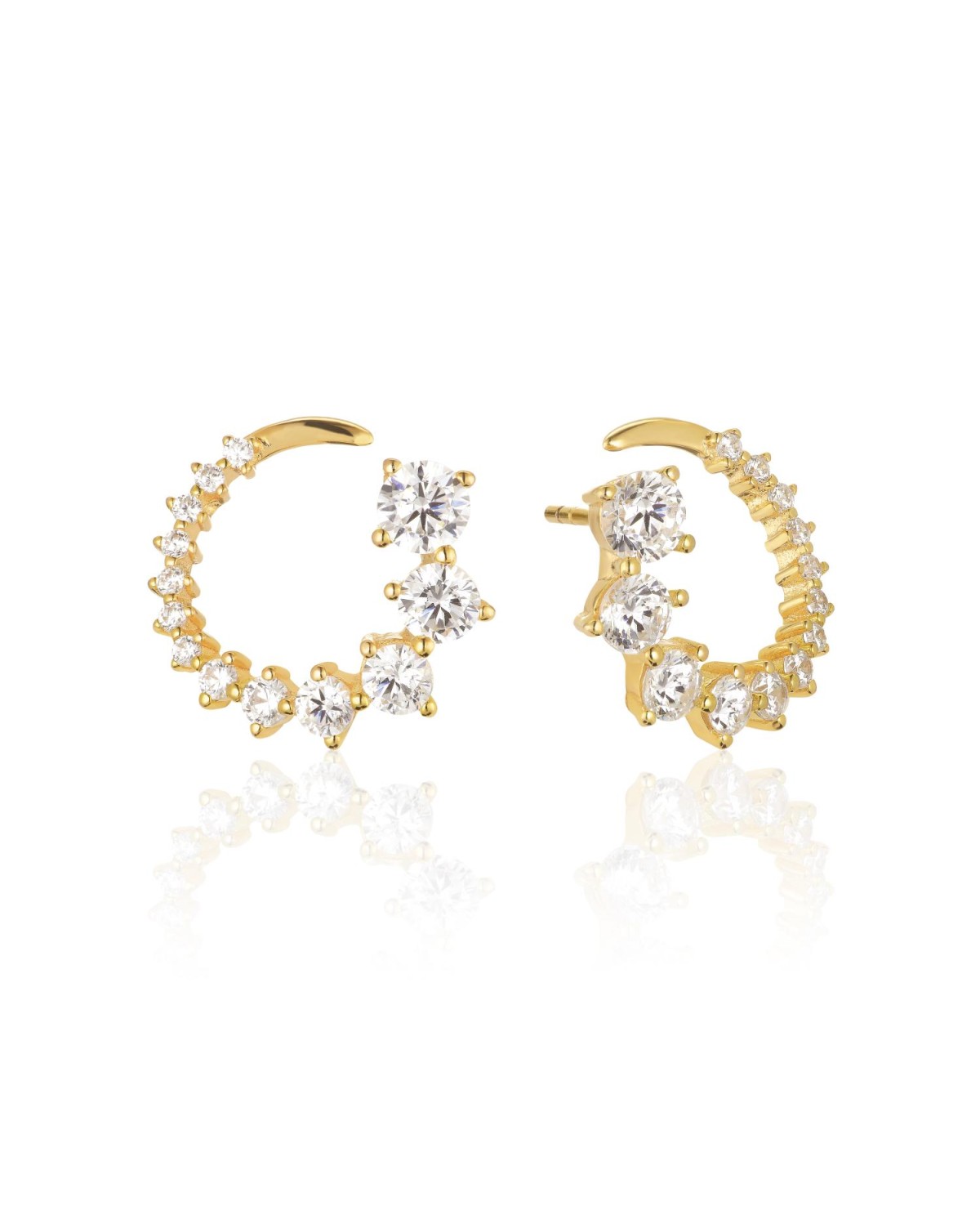 Belluno Earrings SJ-E42109-CZ-SG