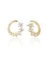 Belluno Earrings SJ-E42109-CZ-SG