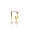 Belluno Earrings SJ-E42112-CZ-SG