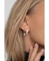 Belluno Earrings SJ-E42112-CZ-SG