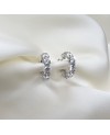 Belluno Earrings SJ-E42115-CZ-SS