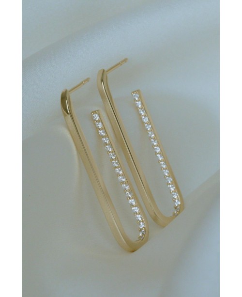 Capizzi Earrings SJ-E42214-CZ-YG