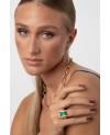 Capizzi Earrings SJ-E42218-CZ-YG