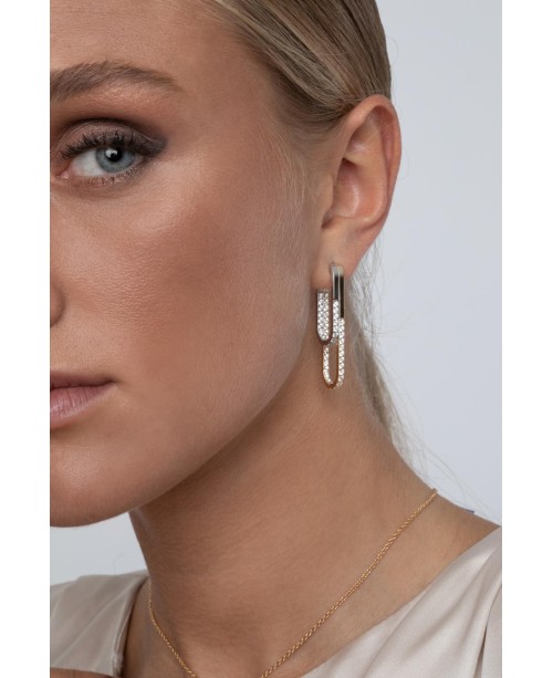 Capizzi Earrings SJ-E42228-CZ-YG2