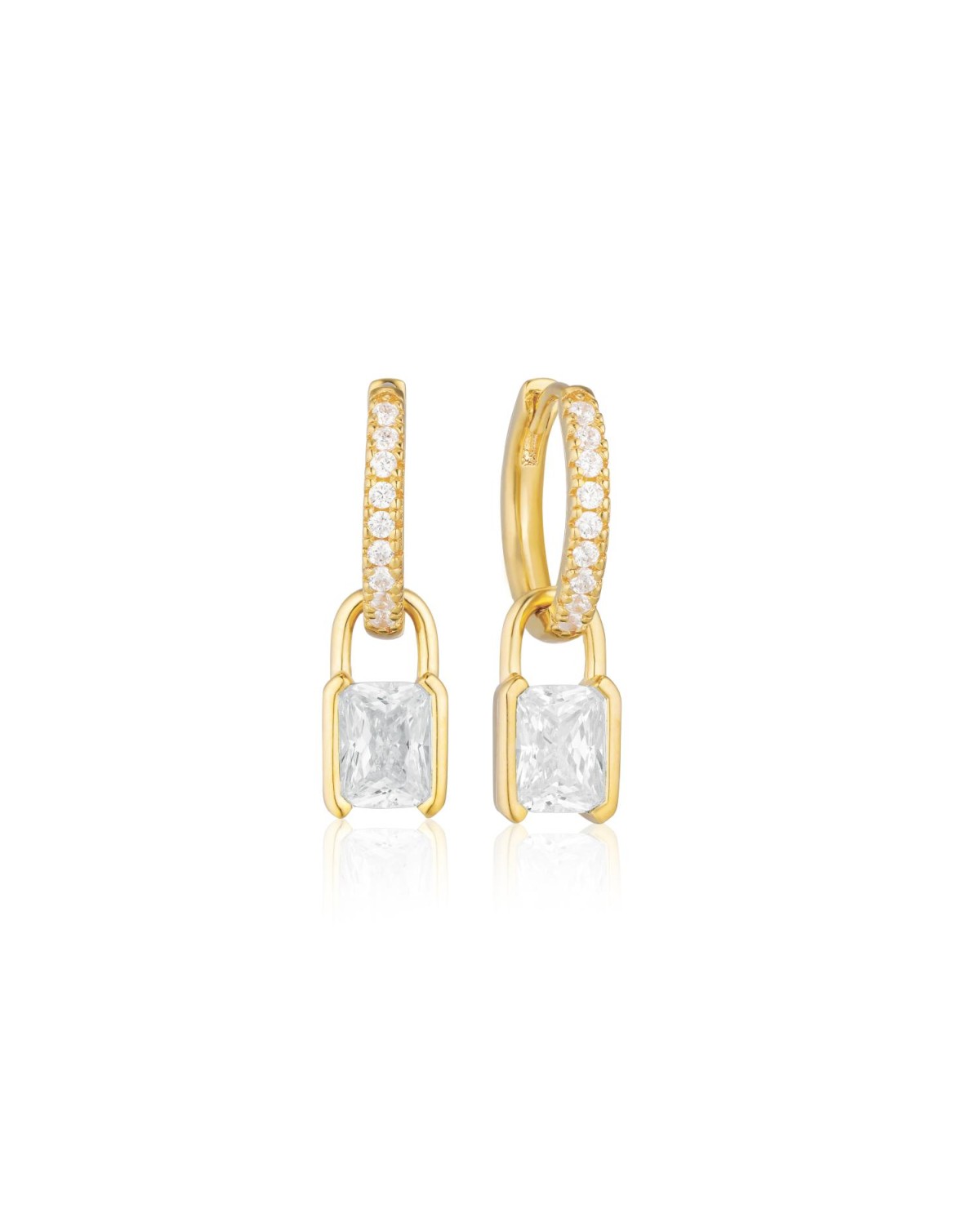 Roccanova Earrings SJ-E42252-CZ-YG