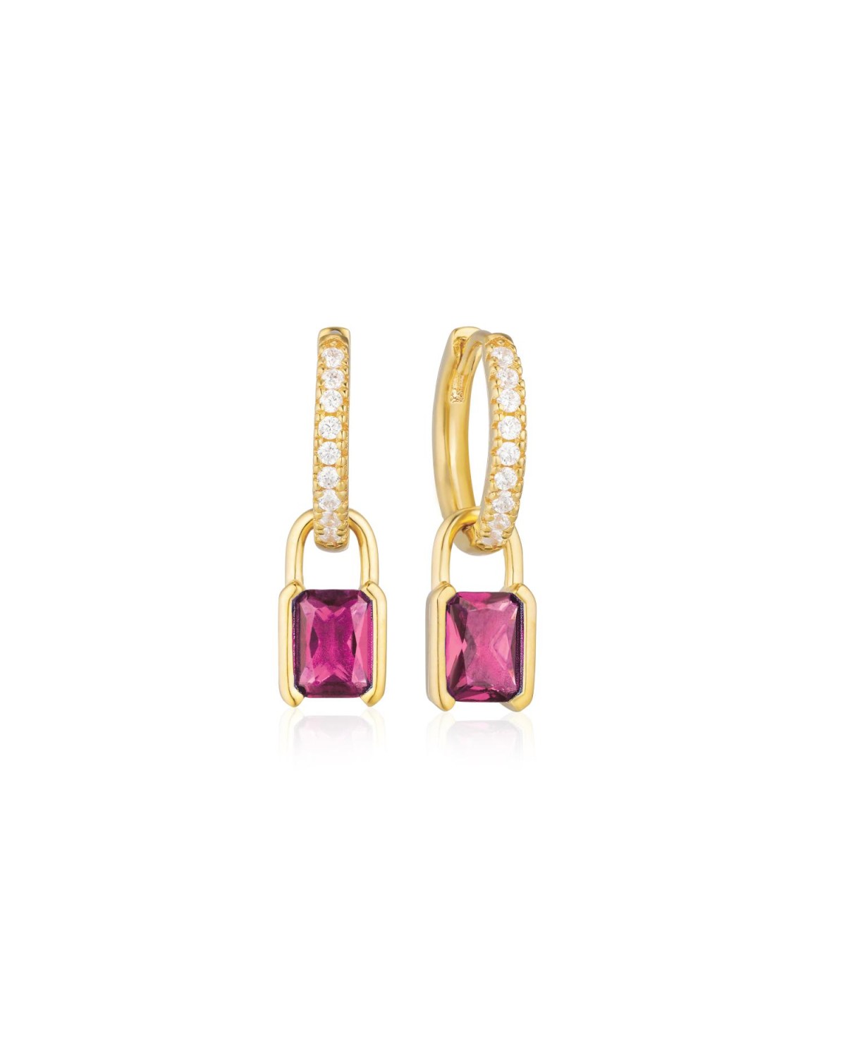 Roccanova Earrings SJ-E42252-PKCZ-YG