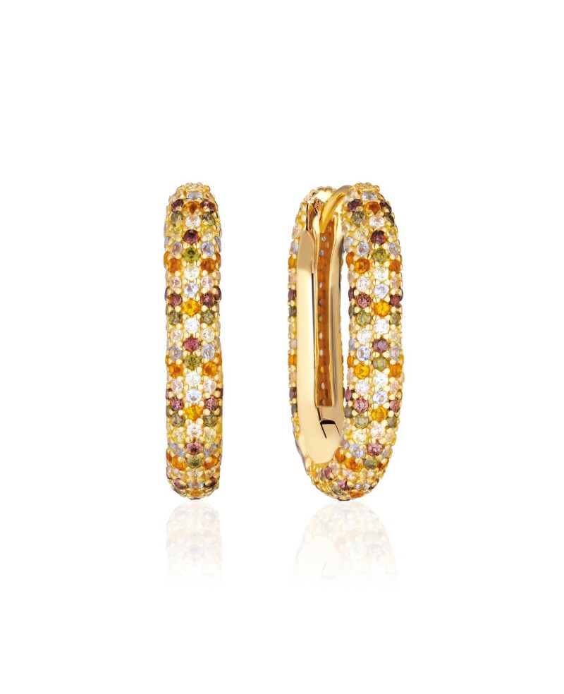 Capri Earrings SJ-E62011-ACZ-SG