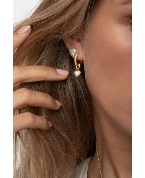 Caro Earrings SJ-E72352-CZ-YG