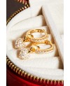 Caro Earrings SJ-E72352-CZ-YG