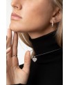 Follina Grandinėlė su pakabuku SJ-P12122-CZ-SS