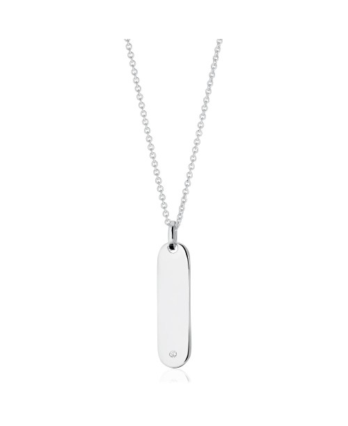 Follina Grandinėlė su pakabuku SJ-P22125-CZ-SS