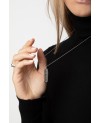 Follina Grandinėlė su pakabuku SJ-P22125-CZ-SS