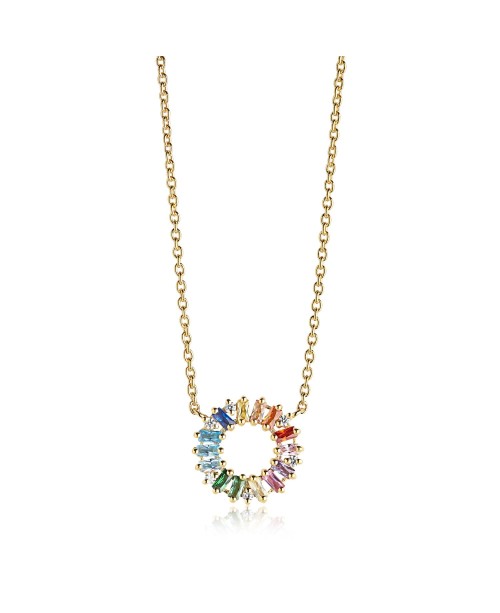Antella Necklace SJ-C0162-XCZ(YG)