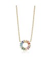 Antella Necklace SJ-C0162-XCZ(YG)
