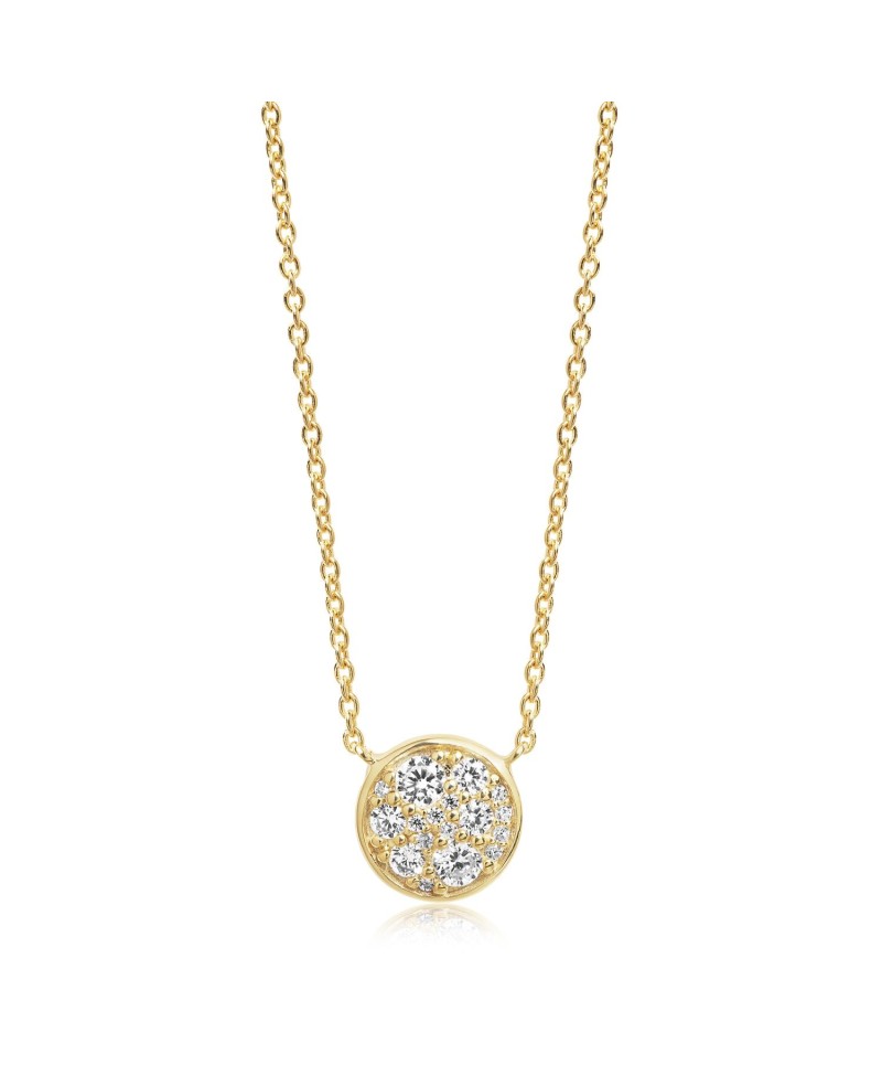 Novara Necklace SJ-C1056-CZ(YG)