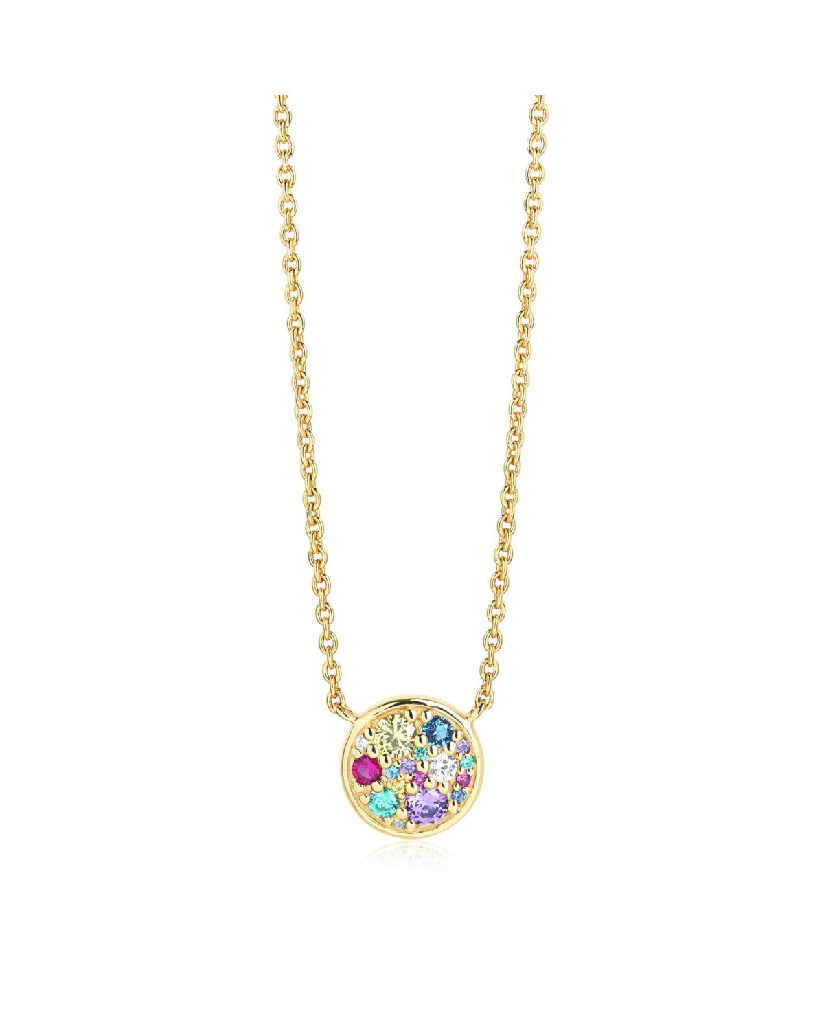 Novara Necklace SJ-C1056-XCZ(YG)