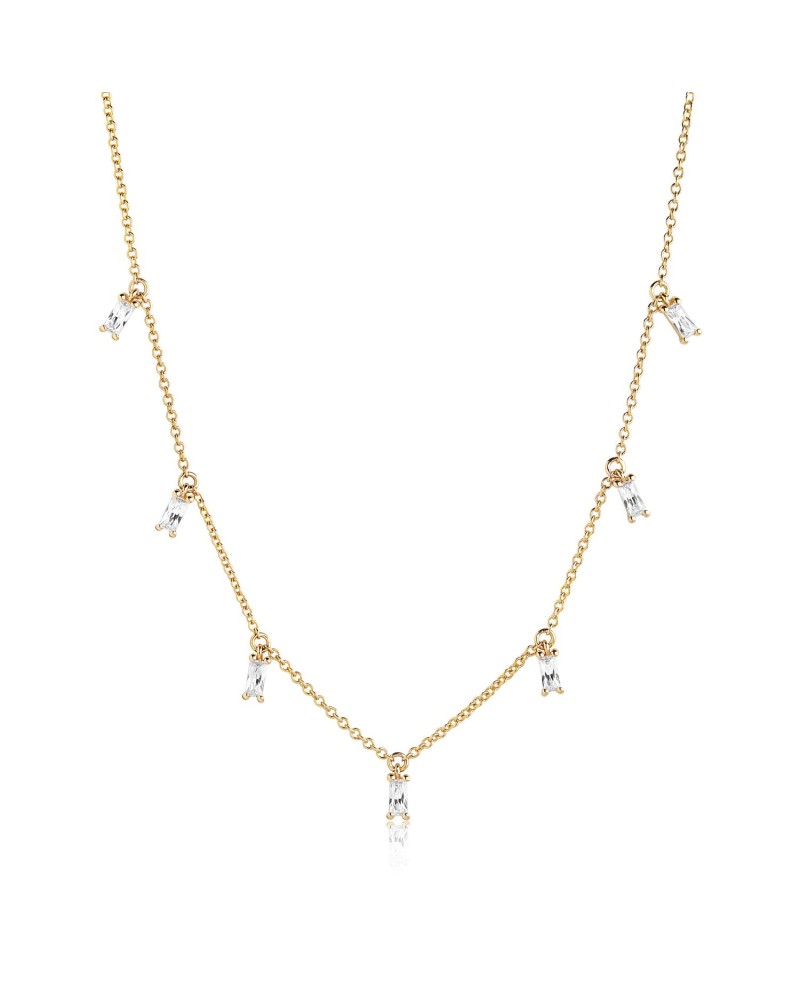 Princess Necklace SJ-C1074-CZ-YG