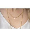 Cecina Necklace SJ-C2773-CZ(YG)