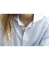Cecina Necklace SJ-C2773-CZ(YG)