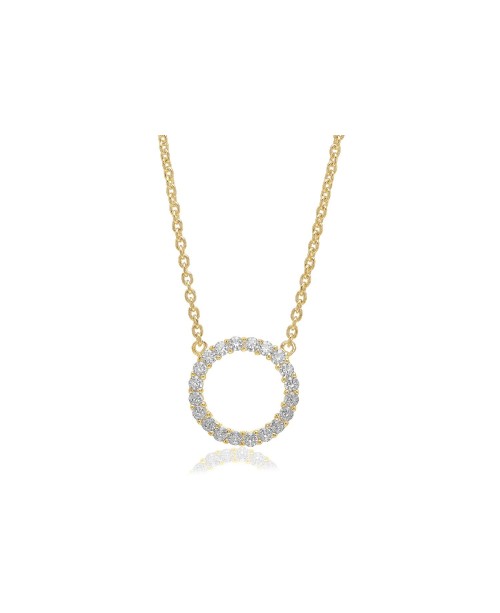 Biella Necklace SJ-C338(1)-CZ(YG)