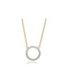 Biella Necklace SJ-C338(1)-CZ(YG)