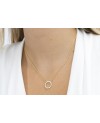 Biella Necklace SJ-C338(1)-CZ(YG)