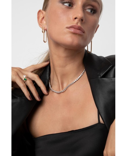 Sardinen Necklace SJ-N070-CZ