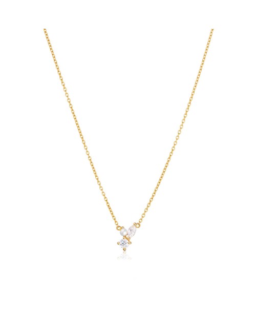 Adria Necklace SJ-N12250-PCZ-YG