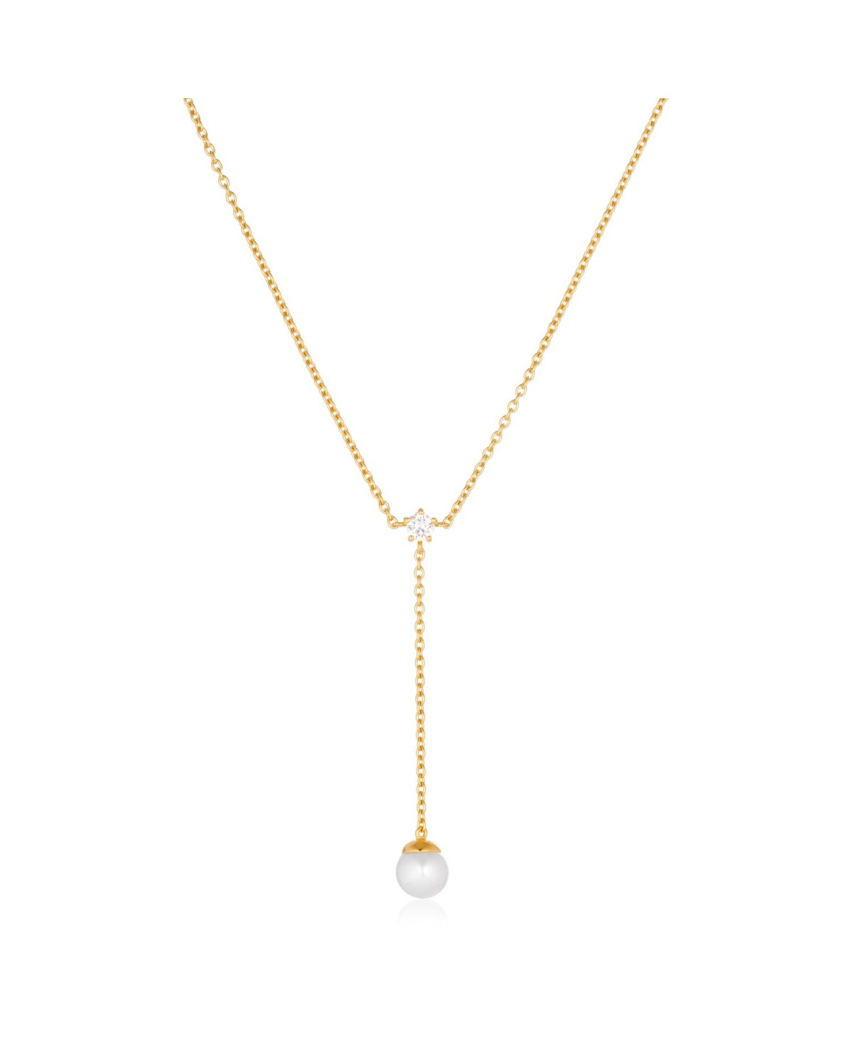 Adria Necklace SJ-N12254-PCZ-YG