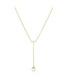 Adria Necklace SJ-N12254-PCZ-YG