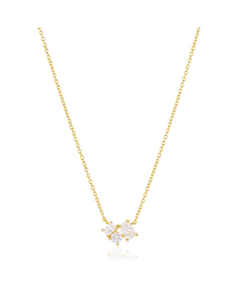 Ivrea Necklace SJ-N12306-CZ-YG